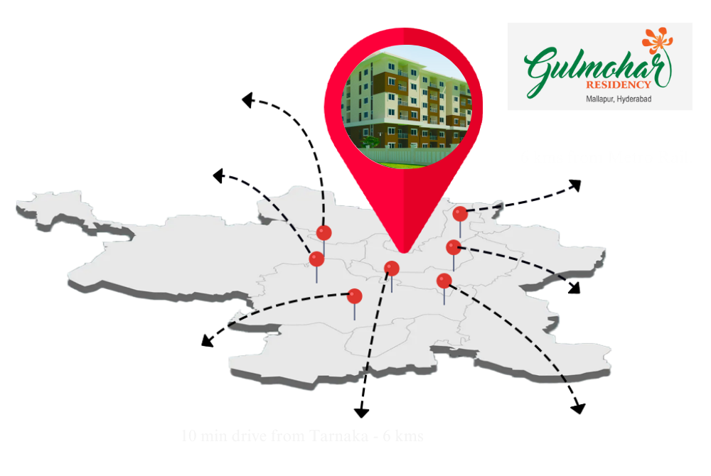 Gulmohar Residency Locations